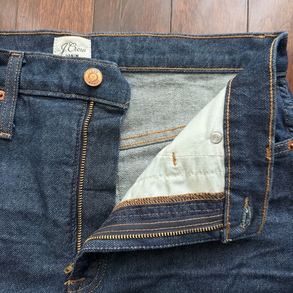 J.CREW Women's Jeans Size 30 Dark Wash Denim High-rise Tapered - Picture 3 of 10